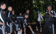 FOTO: Sahtiorul lui Lucescu se antreneaza in padure!