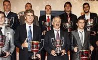 FOTO / Cei mai tari jucatori din Spania: Casillas, Villa, Xavi, premiati de Marca