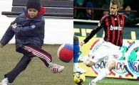 FOTO Noul Beckham al Angliei? Pustiul lui David, Romeo, i-a uimit pe italieni!