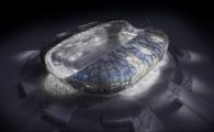 FOTO! Stadionul cu "PIELE" cristalina se face in Rusia langa Dan Petrescu!