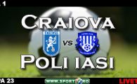 Craiova, meci nebun cu Iasiul: Craiova 2-1 Poli Iasi!