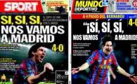Barcelona o cere&nbsp;pe Lyon in sferturi:&nbsp;"Da, da, da, mergem la Madrid!!!"