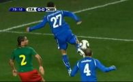 OMG: Vezi ce super pasa cu CALCAIUL a inventat Quagliarella in Italia 0-0 Camerun!