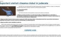 Suporterii stelisti cheama clubul in judecata!&nbsp;VEZI&nbsp;COMUNICATUL:
