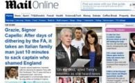 Presa din Anglia: "Grazie, Signor Capello! Rusinea Terry a ramas fara banderola!"
