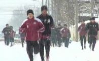 VIDEO / CATERINCA maxima: rapidistii s-au antrenat pe... ulita!