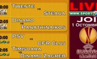 Europe League Live! Bucurati-va de fotbal!&nbsp;