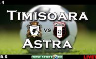 Timisoara 0-0 Astra! Vezi aici fazele meciului