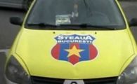 Ce tupeu! Cu sigla Stelei pe taxi, la stadionul Dinamo! Ce au facut dinamovistii