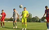 VIDEO / Tanase s-a intrecut cu Stancu la jonglerii in Ghencea: