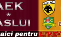 Vaslui, out din Europa! AEK&nbsp;Atena 3-0 FC&nbsp;Vaslui!
