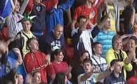 VIDEO! Romanii au dominat tribunele in Scotia! Vezi ce au scandat stelistii