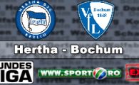 ACUM: Hertha 2-0 Bochum, LIVE-VIDEO www.sport.ro!
