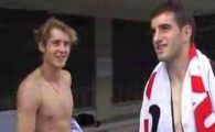 VIDEO: Max Nicu asa cum nu l-ai mai vazut: caterinca la piscina cu cel mai proaspat jucator al nationalei!