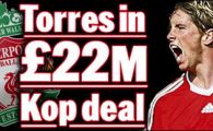 Liverpool sare cu banii! 22 de milioane de Â£ pentru Torres! Raul:"Mi-ar placea sa joc in Anglia!"