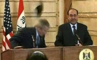 TARE! Bush, mai rapid ca Moartea din Carpati! A fost atacat cu pantofi: vezi cum a scapat