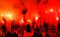 Scandal la Poli - Dinamo! Dinamovistii, amenintati cu evacuarea de pe stadion