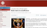 Radio Canada: "Bute, un campion in suferinta!"