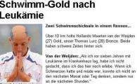 Socant! Campionul olimpic la natatie 10 km a suferit de leucemie!