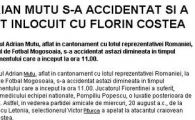 Costea in locul lui Mutu la nationala!