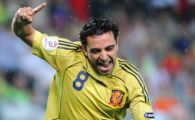 Xavi a inscris al 500-lea gol din istoria Euro!