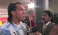 
	VIDEO / Tevez i-a dat TEAPA lui Maradona! Nu s-a lasat pupat si imbratisat :))
