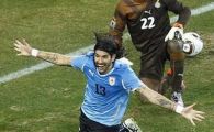 
	VIDEO / El Loco Abreu a batut penalty-ul decisiv pentru Uruguay ca Zidane si Panenka:
