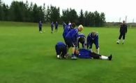
	Cea mai tare bucurie la gol a fost exersata de zor la antrenamente :) VIDEO
