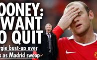 
	Rooney: "Vreau sa plec de la United!" Dilema la Real: "Pe cine dam afara ca sa il luam?"
