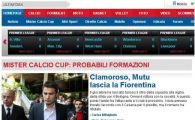 
	Cum a reactionat presa din Italia dupa ce Mutu a fost trimis sa joace la Cesena: "Mutu se desparte intr-un stil SENZATIONAL de Fiorentina!" 
