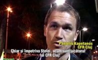 VIDEO / Muresan s-a pozat cu grecul Kapetanos de ziua lui: "Dorinta mea este sa-i dau gol Stelei!"