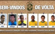 
	Ronaldinho, Kaka si Robinho, OUT de la nationala Braziliei! Vezi cei 3 debutanti care le vor lua locul!
