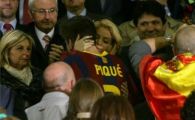 FOTO / Vezi cum l-a consolat Shakira pe Pique dupa infrangerea cu Real din Cupa!