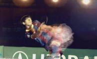 
	VIDEO FABULOS! Ultima inventie a lui Messi: Cum puncteaza cu o minge de PING PONG!

