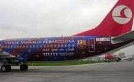 
	AIR Barcelona! Campionii Spaniei vor zbura cu un avion ros-albastru la finala Ligii Campionilor!
