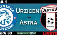 
	Ultimul meci in Liga I la Urziceni! Unirea 0-3 Astra! Suporterii Unirii au aplaudat echipa la final
