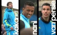 
	VIDEO: Kaka, Nani si Van Persie si-au luat ghete noi si fac senzatie pe strazile din Londra!
