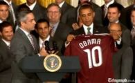 
	VIDEO SENZATIE! Chiar si cel mai puternic om al platenei vrea sa fie ca el! Cum s-a comparat Obama cu MESSI!
