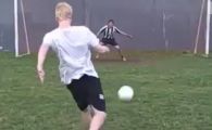 VIDEO! Cum se repeta cea mai tare schema din istorie la penalty in CURTEA SCOLII!