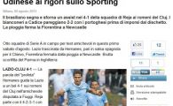 Singura noapte in care U Cluj a stat pe prima pagina din Gazzetta dello Sport!&nbsp; Jucatorul care i-a innebunit pe italieni cu un meci PERFECT: