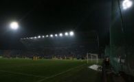 
	Gigi a calcat pe bec, cantecele din Peluza se pierd in BEZNA: stadionul Ghencea a ramas fara curent electric!!! 
