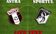 
	Astra 2-2 Sportul! Matei a adus un punct&nbsp; Astrei, cu un gol exceptional! Sumudica i-a suparat iar pe arbitri!

