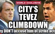 City face un pas inapoi in cazul Tevez! Cum au ajuns sa-l ierte pentru ca nu a jucat cu Bayern: