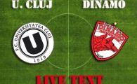 
	Dinamo ramane LIDER in Liga I: U Cluj 0-0 Dinamo! Atmosfera de DERBY pe Cluj Arena!
