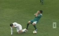 VIDEO Rednic a avut un SOC! Un jucator de la Khazar, lovit BRUTAL de un adversar cu pumnul! 'Puriul' a fost UMILIT cu 5-0 in Azerbaidjan!