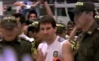 VIDEO Isterie in Columbia! A terizat extraterestrul Messi! Politia l-a escortat de teama teroristilor!