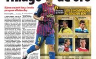 
	Trofeul care a anuntat ca Rooney, Messi si Fabregas vor face istorie! Ei sunt cei 5 PUSTI favoriti la castigarea premiului Golden Boy 2011!
