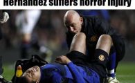 
	Momente de COSMAR in Anglia! Chicharito Hernandez si-a rupt glezna si ar putea rata restul sezonului! Vezi ce s-a intamplat:
