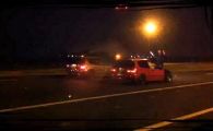 
	VIDEO: Liniuta de cosmar! Nici nu a plecat de la start si s-a trezit&nbsp;imprastiat pe asfalt&nbsp;de un sofer beat!
