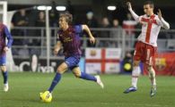 
	El e inlocuitorul lui Abidal! Valoreaza cat Tatarusanu, are clauza de reziliere de 30mil &euro; si s-a batut cu verii Messi si Bojan pentru un record la Barca:

